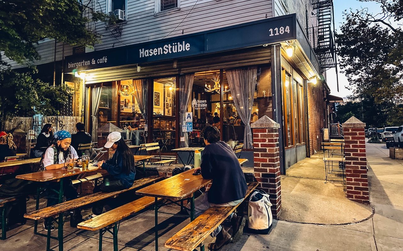 Hasenstuble German Biergarten, Prospect Lefferts Gardens, Brooklyn