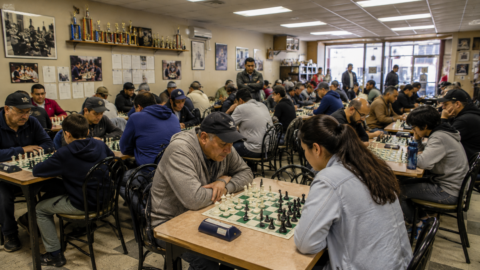 Chess Palace community chess club, Jackson Heights, Queens
