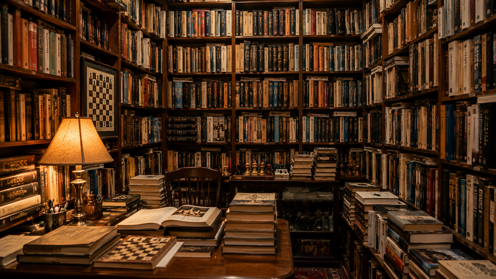 Fred Wilson Chess Books — rare chess book collection, Union Square