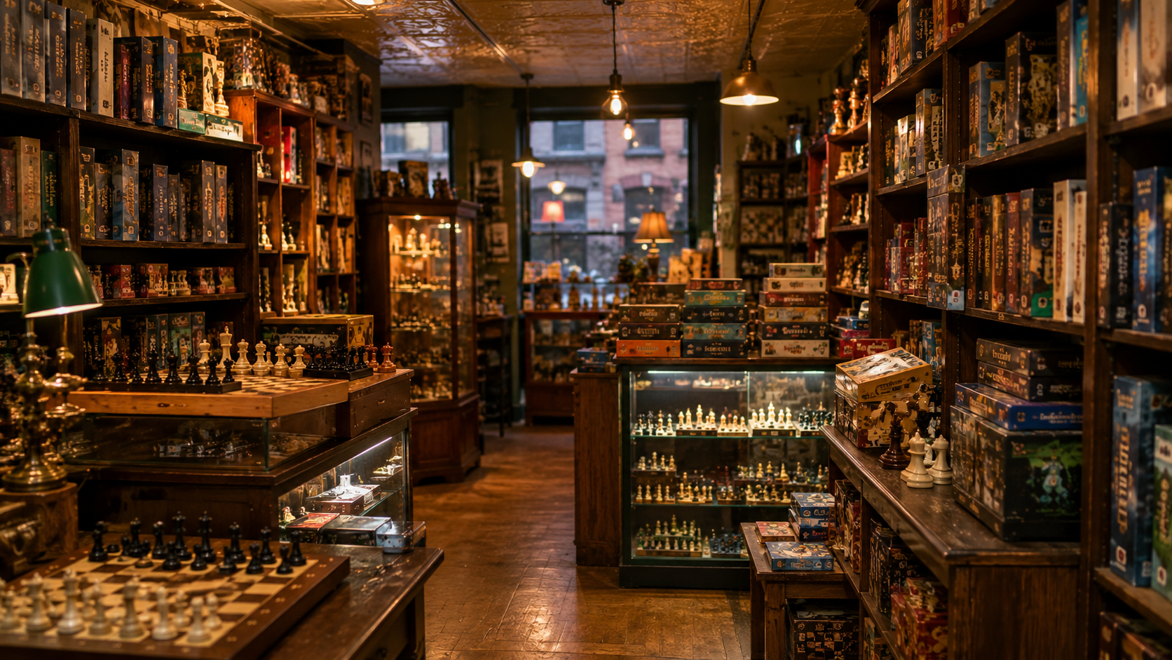 The Compleat Strategist game store interior, Manhattan